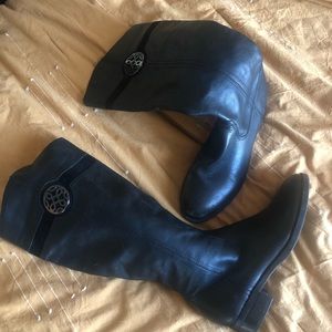 Franko Fortini Women Winter Boots 8M Knee high Stamford W Calf  Zipper Leather